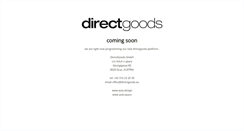 Desktop Screenshot of directgoods.eu